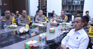 Wakapolda Kalbar Pimpin Kegiatan Anev Operasi Mantap Brata Kapuas 2024 Polda Kalbar