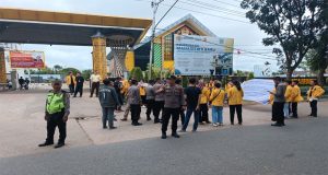 Deklarasi Pemilu Damai 2024 Oleh BEM Universitas Panca Bhakti Pontianak, Polresta Pontianak Turut Serta Berikan Pengamanan