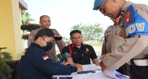 Personel Operasi Mantap Brata di Polres Singkawang Lakukan Pemeriksaan Kesehatan