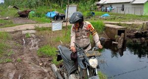 Polsek Gaung Anak Serka Gelar Sosialisasi Pemilu Damai 2024 dalam Rangka Operasi Mantap Brata Lancang Kuning 2023-2024