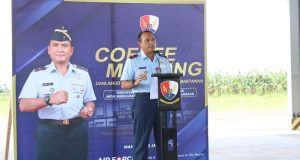 Danlanud Sam Ratulangi Coffee Morning Bersama Wartawan Guna Mempererat Sinergitas