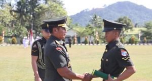 Pangdam Tanjungpura Lantik 49 Prajurit Bintara TNI AD TA 2023