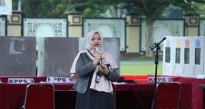 Polda Kalbar Laksanakan Latihan Simulasi Pengamanan TPS,Pastikan Personel Siap dalam Pemilu 2024