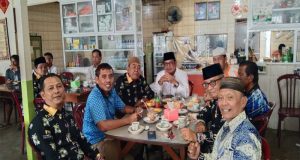 Ngopi Bersama Dandim 0314/Inhil dan Kaban Kesbangpol Inhil di Kedai Kopi Suka Damai