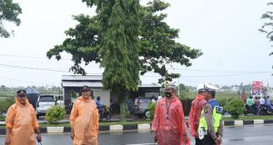 Satgas OMB Kapuas Polda Kalbar Lakukan Pengamanan Rangkaian Kegiatan Kampanye Terbuka Ketua Umum PSI