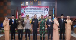 Camat jadi Kadis Kominfo, Ahmad Syaifudin Kadis PUPR dan Handry Yusuf Kadis PM-PTSP dalam Pelantikan JPTP Kabupaten Pringsewu