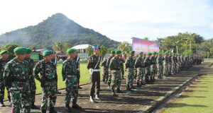 Kodim 1202/Skw Apel Gelar Pasukan Persiapan Pengamanan Pemilu 2024