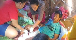 Satu Warga Sipil Dan Satu Anggota Polisi Terkena Tembak Oleh Orang Tak Dikenal di Baya Biru