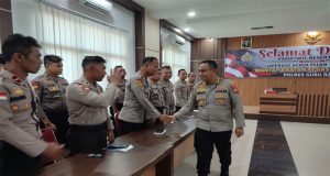 Tim Asistensi Polda Kalbar Tinjau Kesiapan Siagaan Polres Kubu Raya Dalam Menghadapi Pemilu 2024