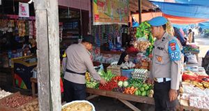 Pemantauan Terhadap Panic Buying dan Penimbunan Bahan Pokok oleh Polsek Kec. Gaung Anak Serka (GAS)
