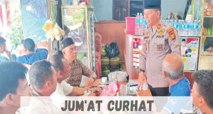 Kegiatan Cooling System dan Jum’at Curhat: Kapolsek Reteh Ajak Warga Aktif Berpartisipasi dalam Pemilu