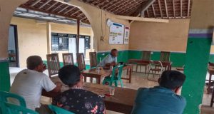 Sukendro Kumpulkan Anggotanya Sedesa Guyangan Untuk Sosialisasi Tugas Linmas Jelang Pemilu 2024