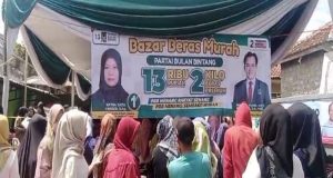 Partai Bulan Bintang DPC Kab.Bandung Barat Menggelar Bazzar Beras Murah