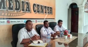 Bawaslu Yapen Melakukan Rapat Koordinasi Jelang Masa Tenang Pemilu 2024