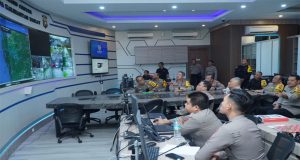 Pamatwil Mabes Polri Lakukan Asistensi dan Supervisi Kesiapan Pengamanan Pemilu 2024 di Polda Kalbar