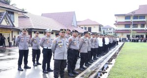 Polda Kalbar Siagakan 3294 Personil Untuk Membackup Eskalasi Kamtibmas Saat Pemungutan Suara