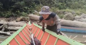 Tugas Bhayangkara Amankan Pemilu di Pelosok Negeri dari batas Negeri Kami Mengabdi