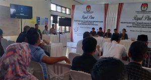 Kapolsek Melaya Hadiri Rapat Rekapitulasi Hasil Penghitungan Suara di Kecamatan Melaya