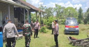 Kapolsek Melaya: Berikan Bantuan Sembako Kepada Masyarakat Yang Membutuhkan di Minggu Kasih