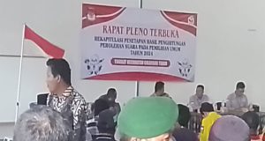 KPU Kabupaten Bekasi Mulai Rapat Rekapitulasi Surat Suara Ditingkat Kecamatan Secara Serentak