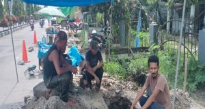 Perumda Tirta Indragiri Bekerja Nyata: Perbaikan Pipa 12 Inch di Jalan Baharuddin Yusuf Parit 10 Menyongsong Kualitas Air Bersih yang Lebih Baik