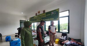 Persit Cabang LVI Kodim 1209/Bky Gelar Donor Darah Sambut HUT Ke-78 Persit Kartika Chandra Kirana Tahun 2024