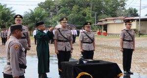 Kapolres Beltim AKBP Arif Kurniatan, SIK, M.M., Pimpin Upacara Sertijab Wakapolres Beltim