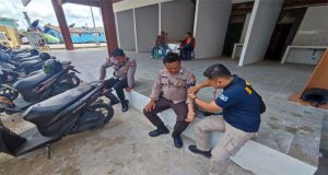 Pastikan Kondisi Personel Pengamanan Perayaan Cap Go Meh 2024 Dalam Keadaan Sehat, Subsatga Biddokkes Polda Kalbar Melaksanakan Pemeriksaan Kesehatan