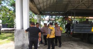 Kabag Ops Polres Talaud AKP. Yakobus Melale Pimpin Langsung Giat Pengamanan Unjuk Rasa