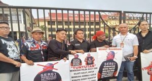 Aksi Damai Aliansi Gerakan Muda Minahasa (Aliansi Garuda Minahasa) Di Polda Dan Kejaksaan Tinggi Sulawesi Utara
