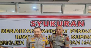 Kapolda Sumbar Pimpin Upacara Kenaikan Pangkat Pengabdian Irwasda Polda Sumbar