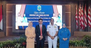 Sambut Komandan TNI Angkatan Laut Bangka Belitung,Lanal Babel Gelar Acara Lepas Sambut