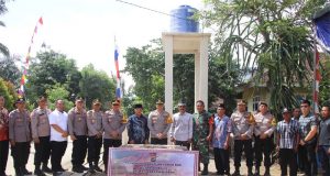 Warga Tambahrejo Apresiasi Bantuan Sumur Bor Polres Pringsewu
