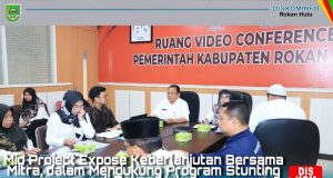 Dalam Rangka percepatan Penurunan Stunting Di Rohul, TPPS Rohul Lakukan Mind Project Bersama Mitra