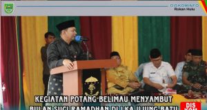 Sambut Bulan Suci Ramadhan, Wakil Bupati Rohul Ikuti Potang Belimau Di LKA Ujung Batu
