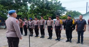 Kabid Propam Polda Kalbar Tekankan Kepada Personel Satgas OMB Kapuas 2024 Untuk Tetap Menjaga Sikap Dalam Melaksanakan Tugas Pengamanan Rapat Pleno Tingkat Provinsi Kalbar