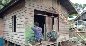 Capai Progress 85% Pembangunan RTLH Milik Aseng Terus Di Kebut Satgas TMMD