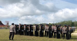 Satbrimob Polda Kalbar Perintahkan Kepada Seluruh Jajaran Untuk Melaksanakan Kegiatan Latihan Mengantisipasi Kesalahan Prosedur Pada Saat Pelaksanaan Tugas Dilapangan