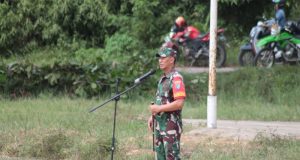 Dandim 1204 / Sanggau Pimpin Apel Gelar Pasukan Cek Kesiapan Personel PAM RI 1