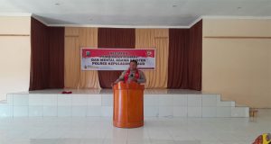 Binrohtal Rutin Polres Kepulauan Talaud, Bentuk Karakter Anggota Polri Jadi Lebih Humanis