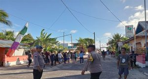 Pengamanan Jumat Agung Dirangkaikan Dengan Jalan Salib Di Germita Efrata Miangas