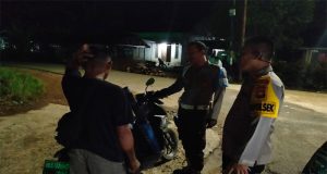 Cegah Kriminalitas Polsek Kuala Mandor B Lakukan Patroli Presisi Dan Operasi Pekat 2024