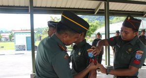 5 Prajurit Kodim 1202/Singkawang Naik Pangkat Periode 1 April 2024