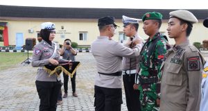 Polres Beltim Gelar Pasukan Operasi Ketupat 2024, Kapolres Sampaikan Amanat Kapolri