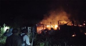 Polres Dogiyai Selidiki Kebakaran Rumah Dekat Bandara Moanemani