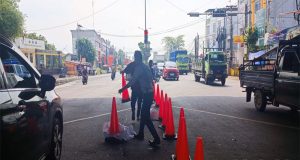 Memperlancar Arus Mudik Satlantss Polres Metro Bekasi Tutup Semua U Turn Jalan