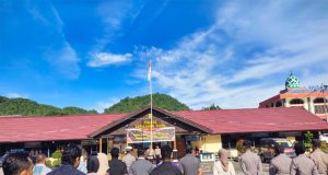 Kapolres Yapen Pimpin Apel Pagi Seusai Libur Lebaran Dan Halal Bihalal Bersama Seluruh Personel