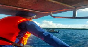 Kasat Polairud Polres Kab Kep Talaud Menggelar Patroli Mencegah Ilegal Fhising Yang Beredar Di Medsos