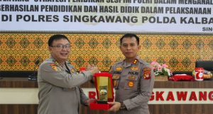 Polres Singkawang Menerima Kunjungan Tim Sespim Lemdiklat Polri