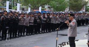 Amankan Acara Launching Pemilihan Gubernur dan Wakil Gubernur Provinsi Kalimantan Barat Tahun 2024, Polda Kalbar Kerahkan 966 Personel